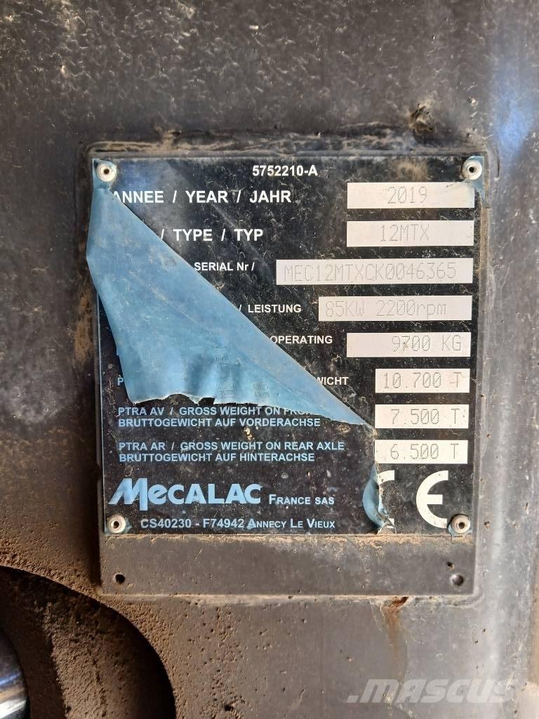 Mecalac 12 MTX Колісні екскаватори