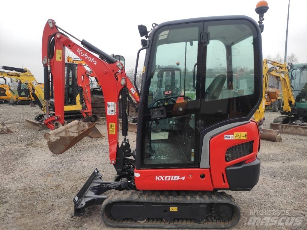 Kubota KX 018-4 Міні-екскаватори < 7т