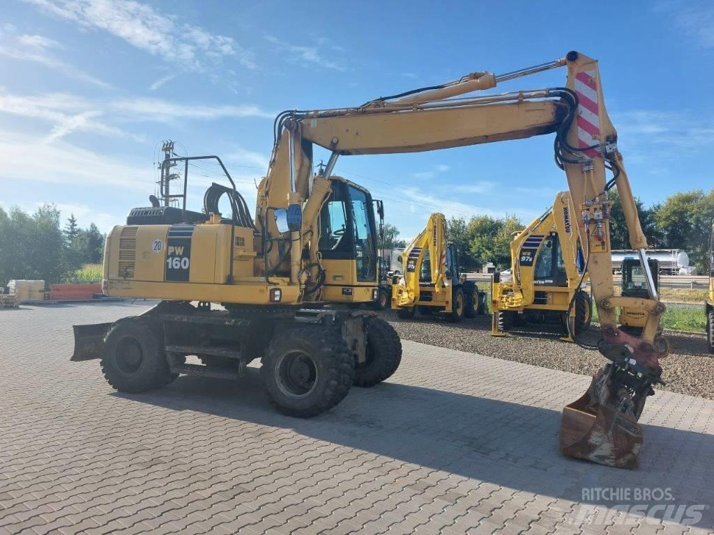 Komatsu PW160-8 Колісні екскаватори