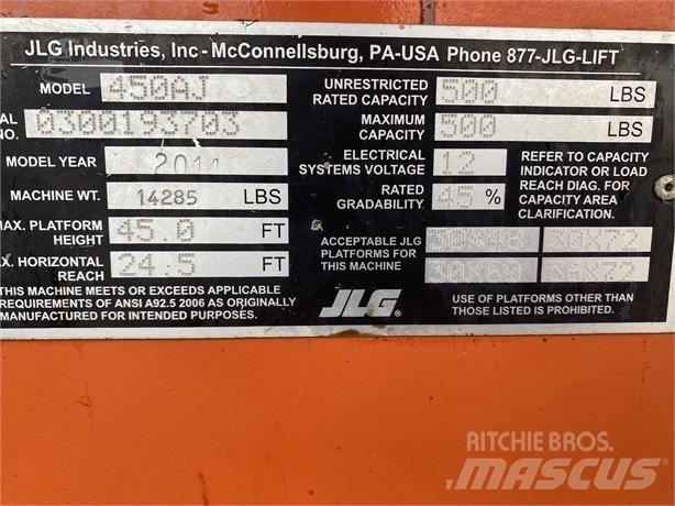 JLG 450 AJ Колінчаті підйомники
