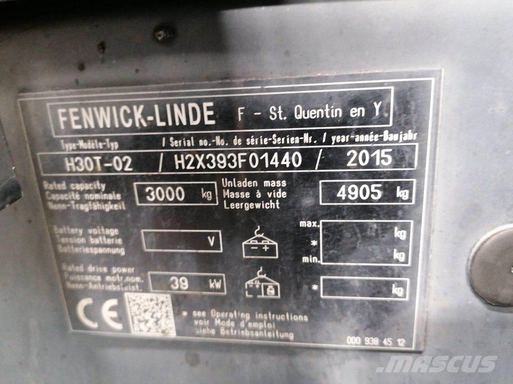 Linde H30T-02 Газові навантажувачі