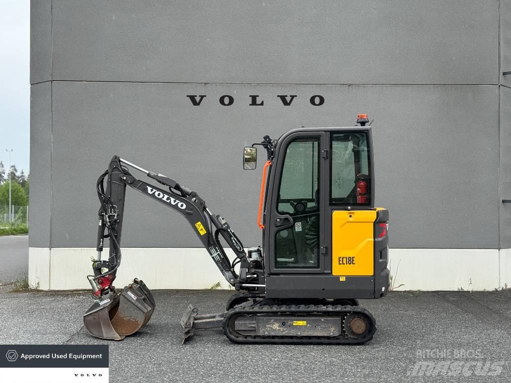 Volvo EC 18 E Міні-екскаватори < 7т