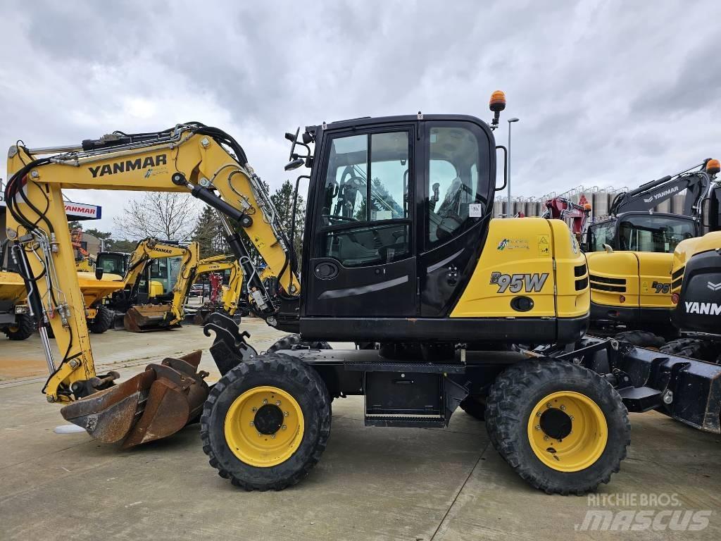 Yanmar B 95 W Колісні екскаватори
