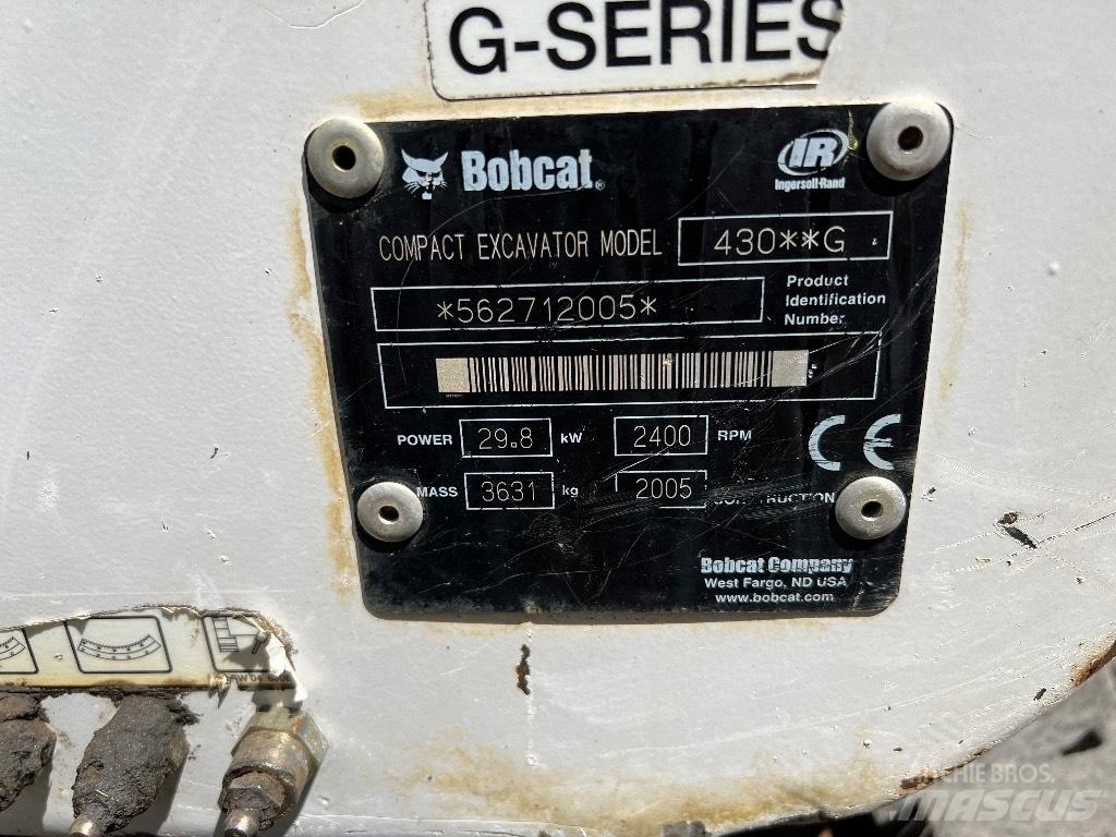 Bobcat 430 Міні-екскаватори < 7т