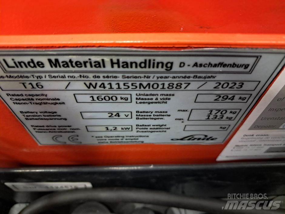 Linde T16 Штабелери