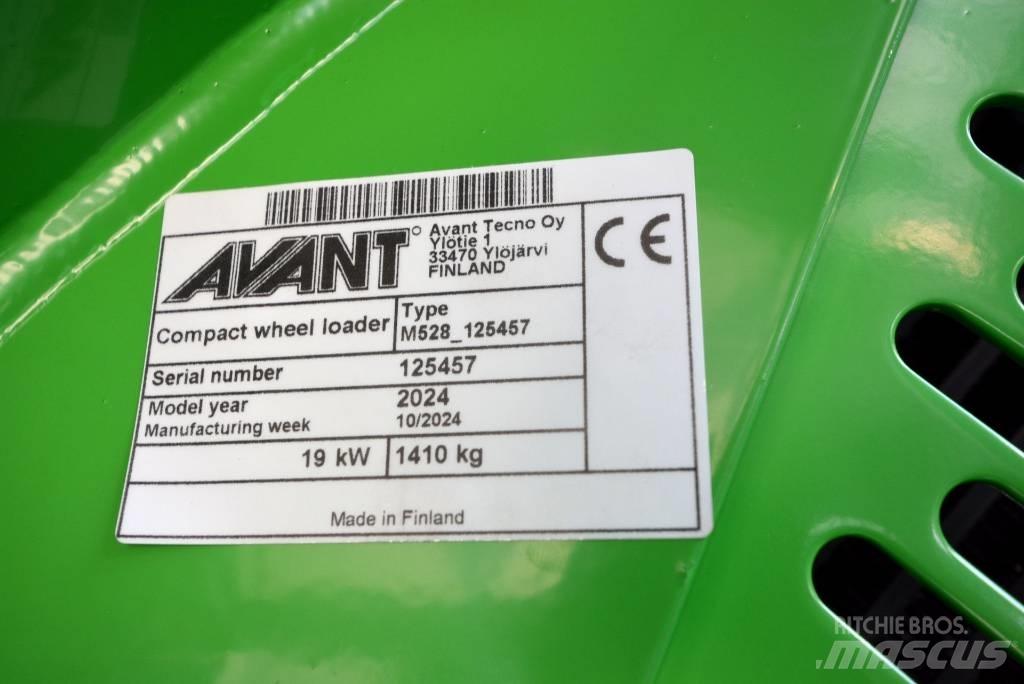 Avant 528 Малі навантажувачі