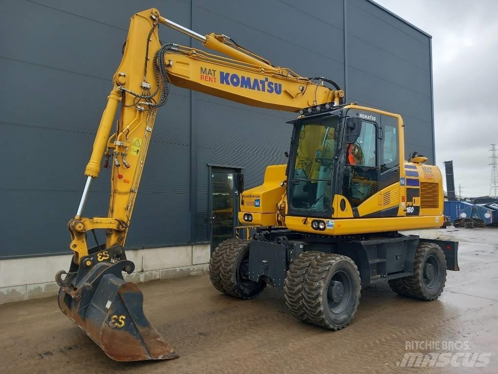 Komatsu PW180-11E0 Колісні екскаватори