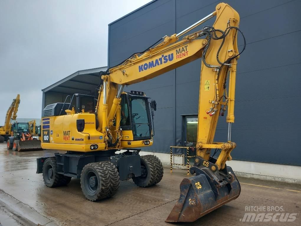 Komatsu PW180-11E0 Колісні екскаватори
