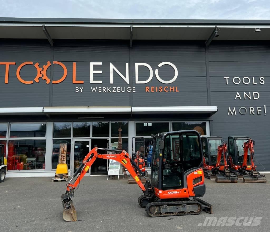 Kubota KX 018-4 Міні-екскаватори < 7т