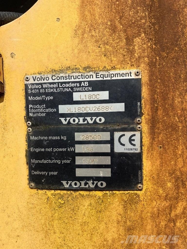 Volvo L180c Фронтальні навантажувачі
