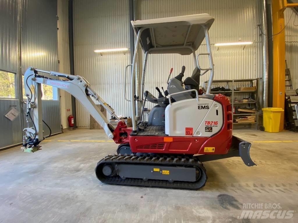 Takeuchi TB 216 A Міні-екскаватори < 7т