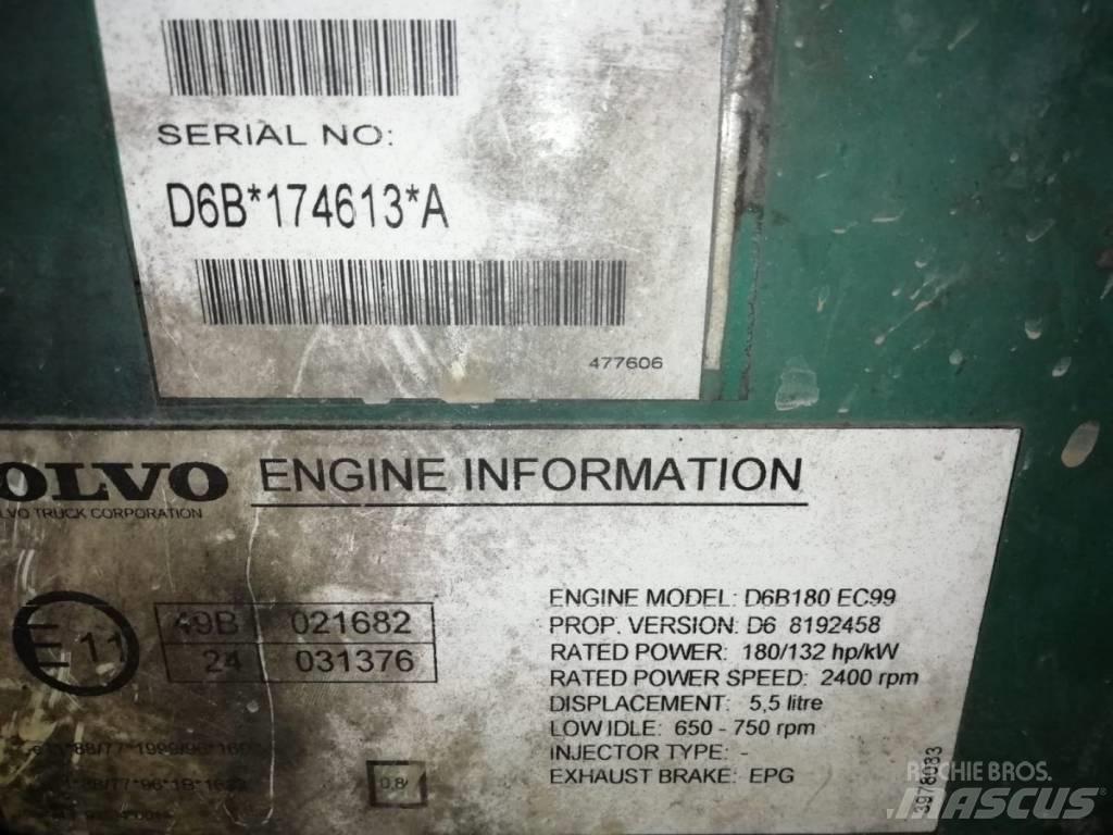 Volvo Engine D6B180 Двигуни