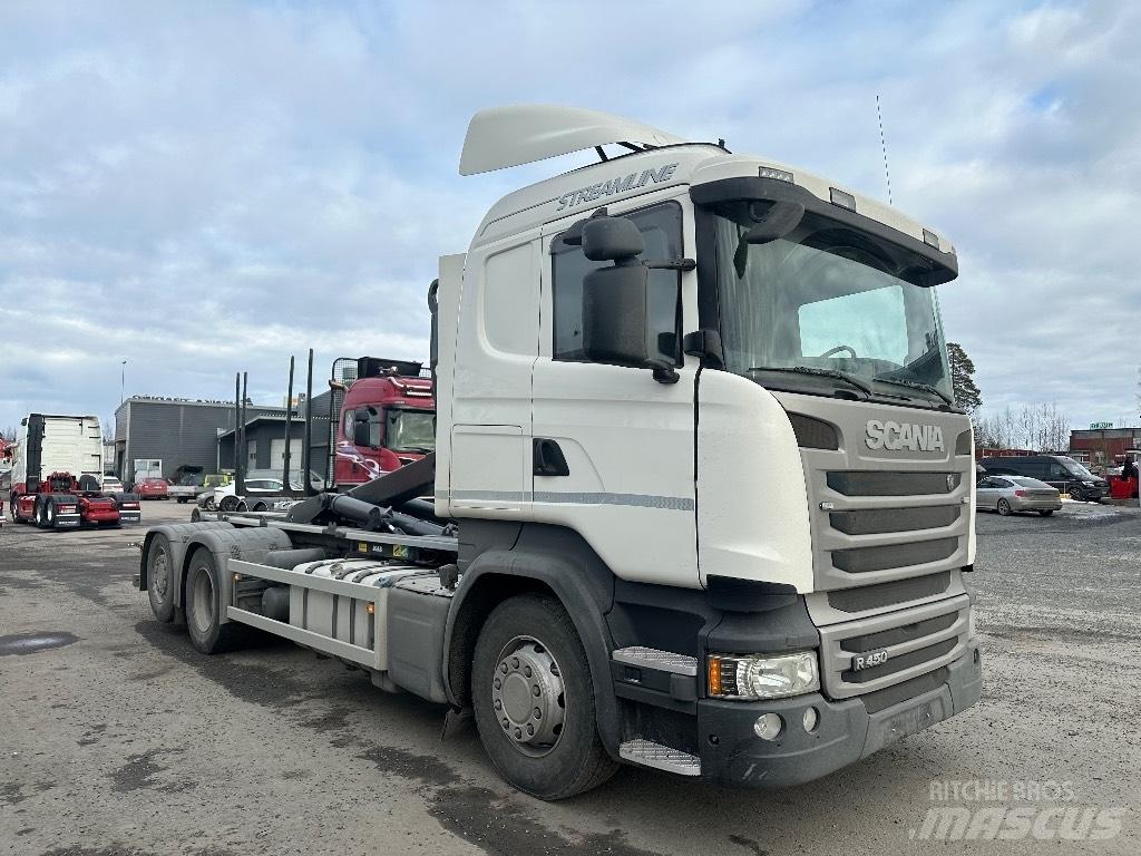 Scania R 450 6x2*4 Вантажівки з гаковим підйомом