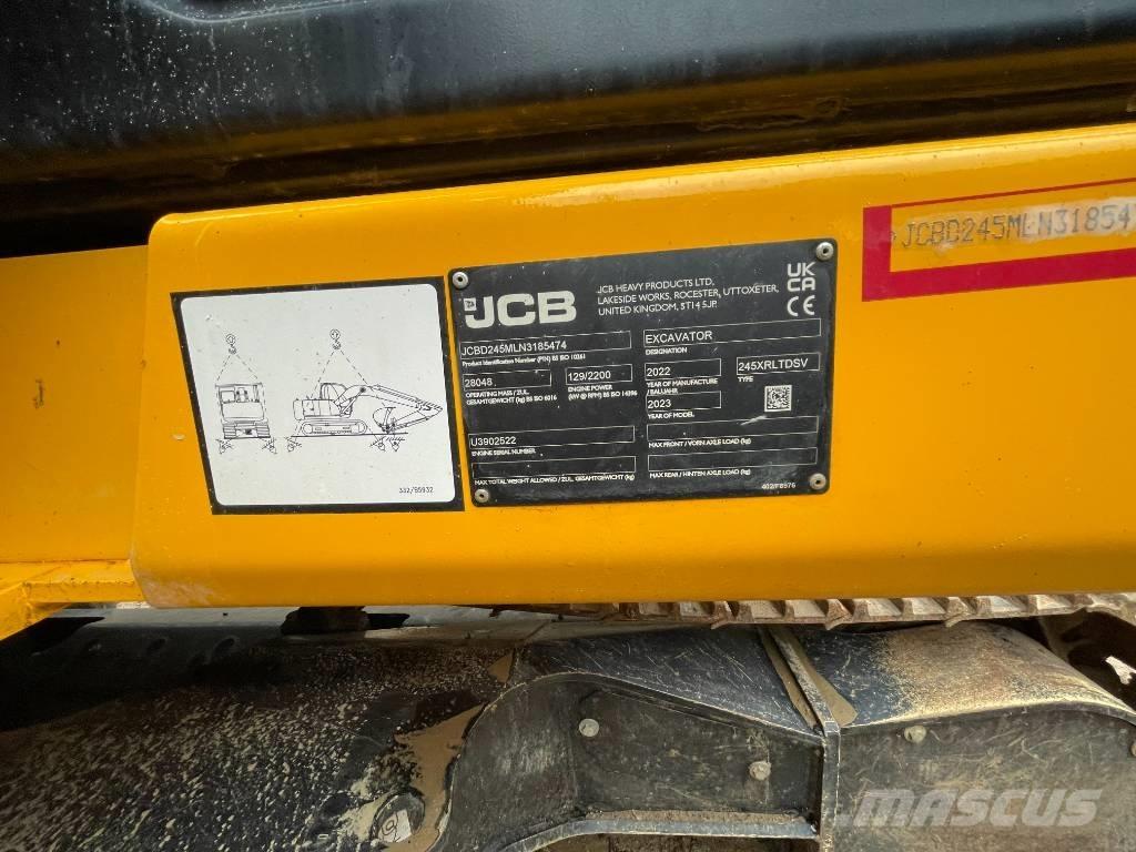 JCB 245 XR Гусеничні екскаватори