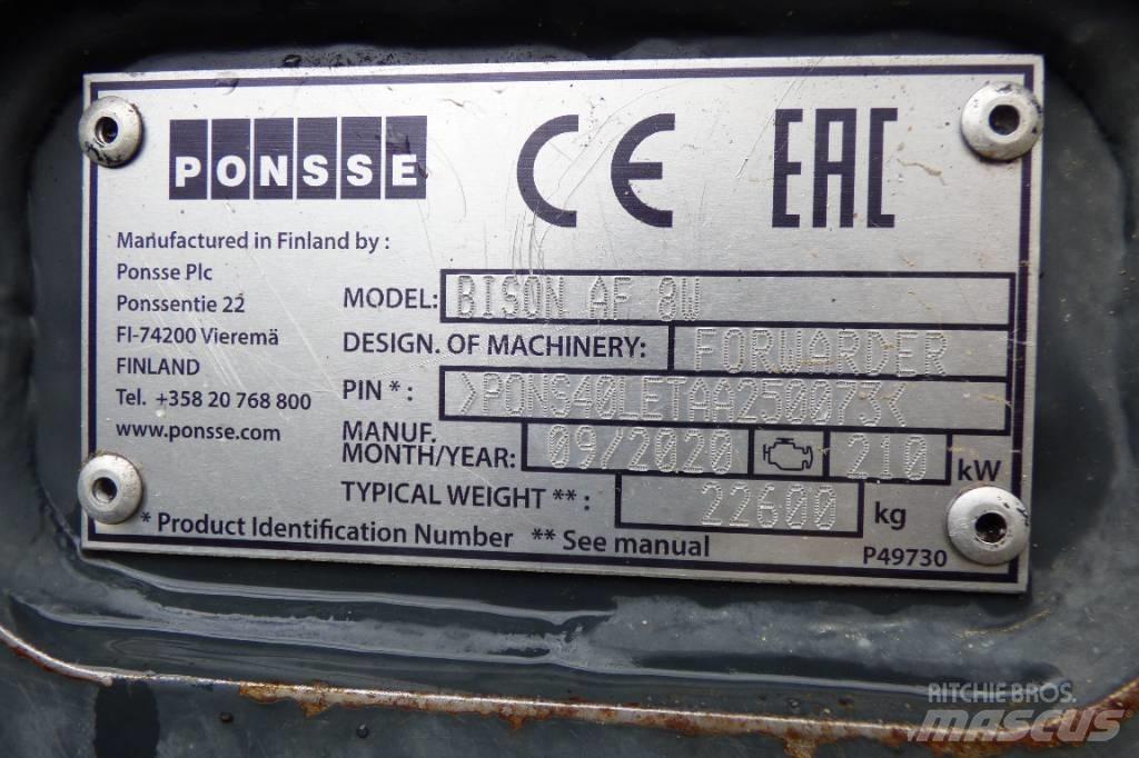 Ponsse Bison AF Форвардери