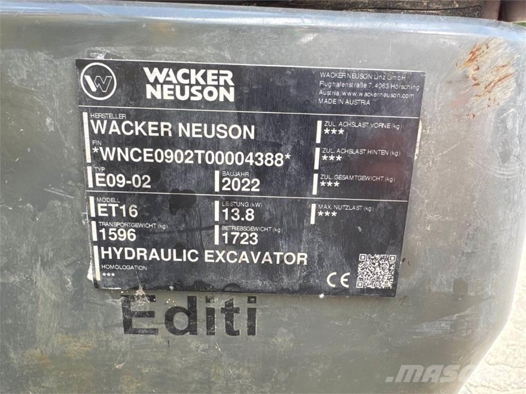 Wacker Neuson ET16 Гусеничні екскаватори