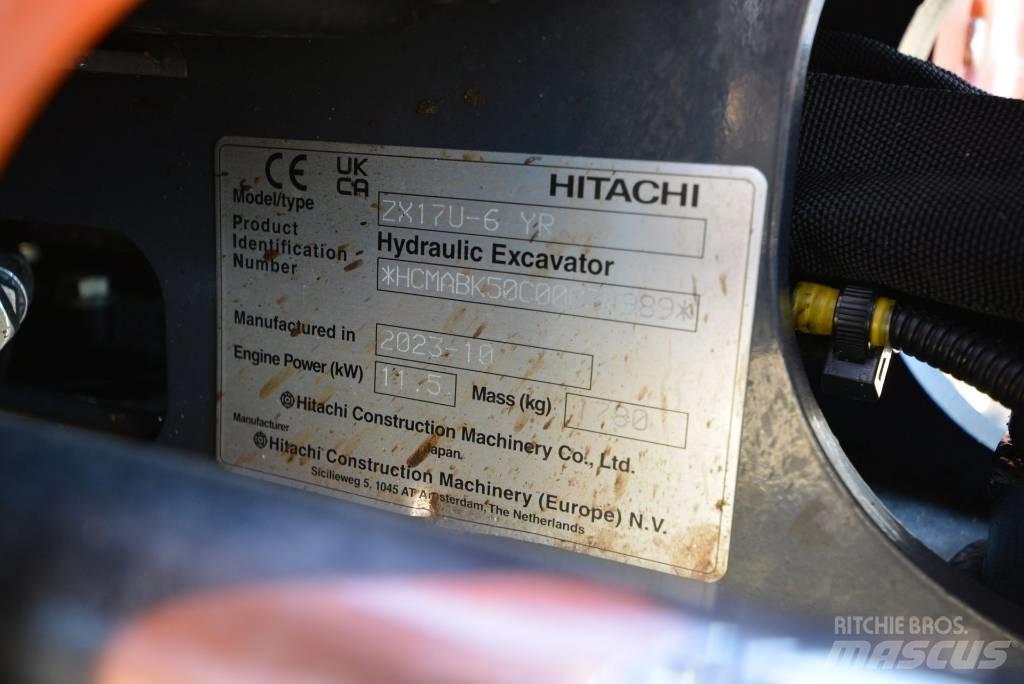 Hitachi ZX 17 U-6 Міні-екскаватори < 7т