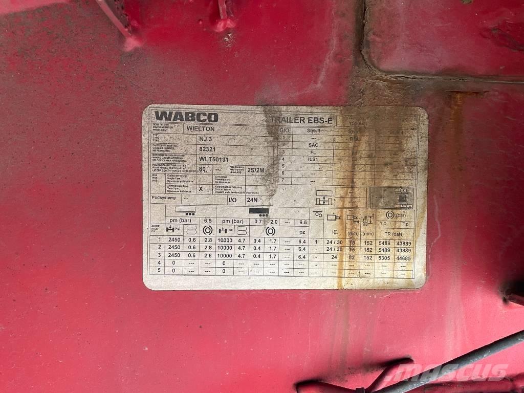 Wielton NJ 3 Трейлери колесного транспортного засобу