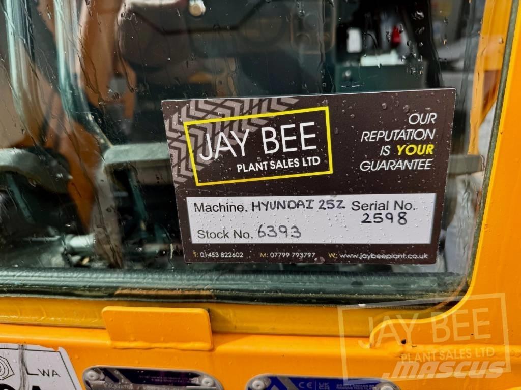 Hyundai R25Z-9 AK Міні-екскаватори < 7т