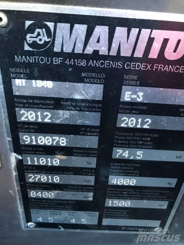Manitou MT 1840 Телескопічні навантажувачі