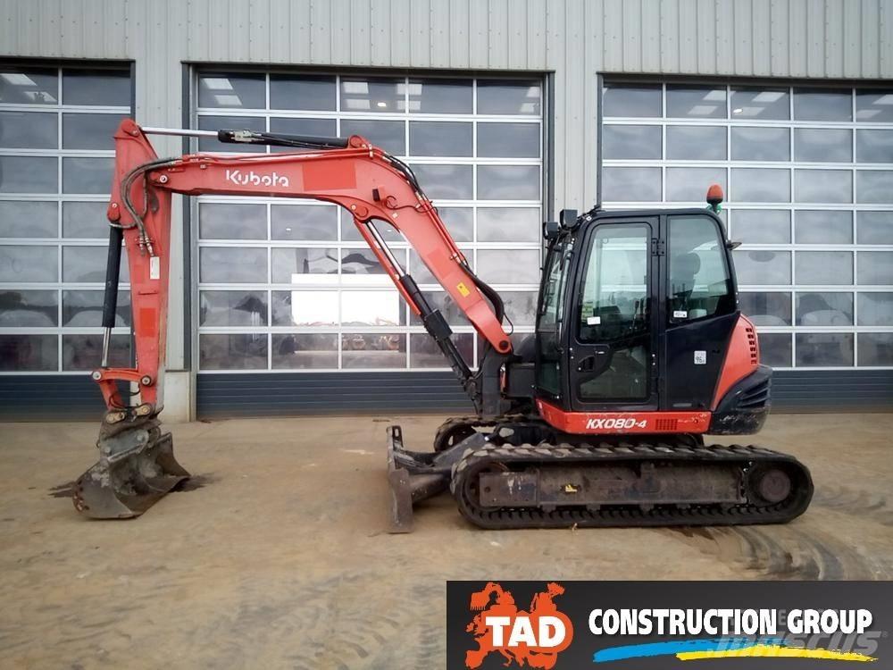 Kubota KX 080-4 Середні екскаватори 7т. - 12т.