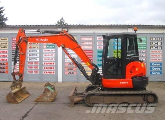 Kubota U55-4 Міні-екскаватори < 7т