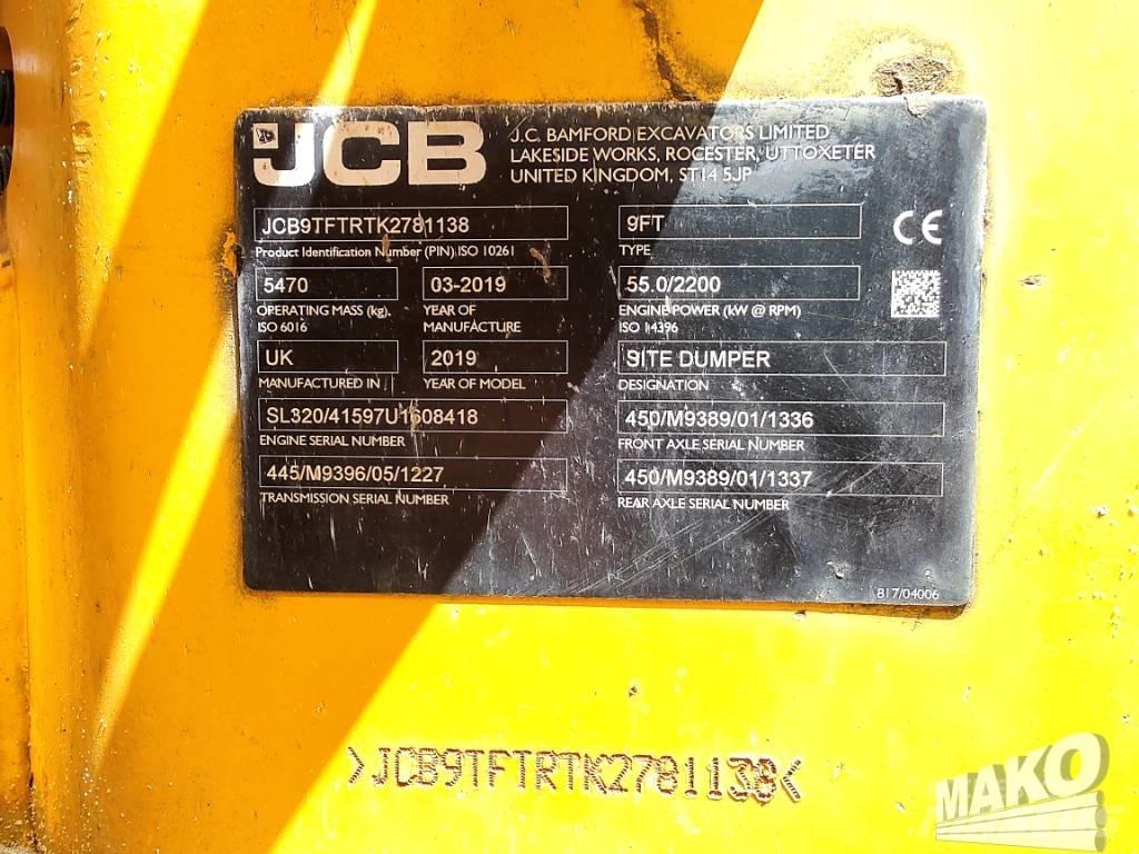 JCB 9TFT Міні самоскиди