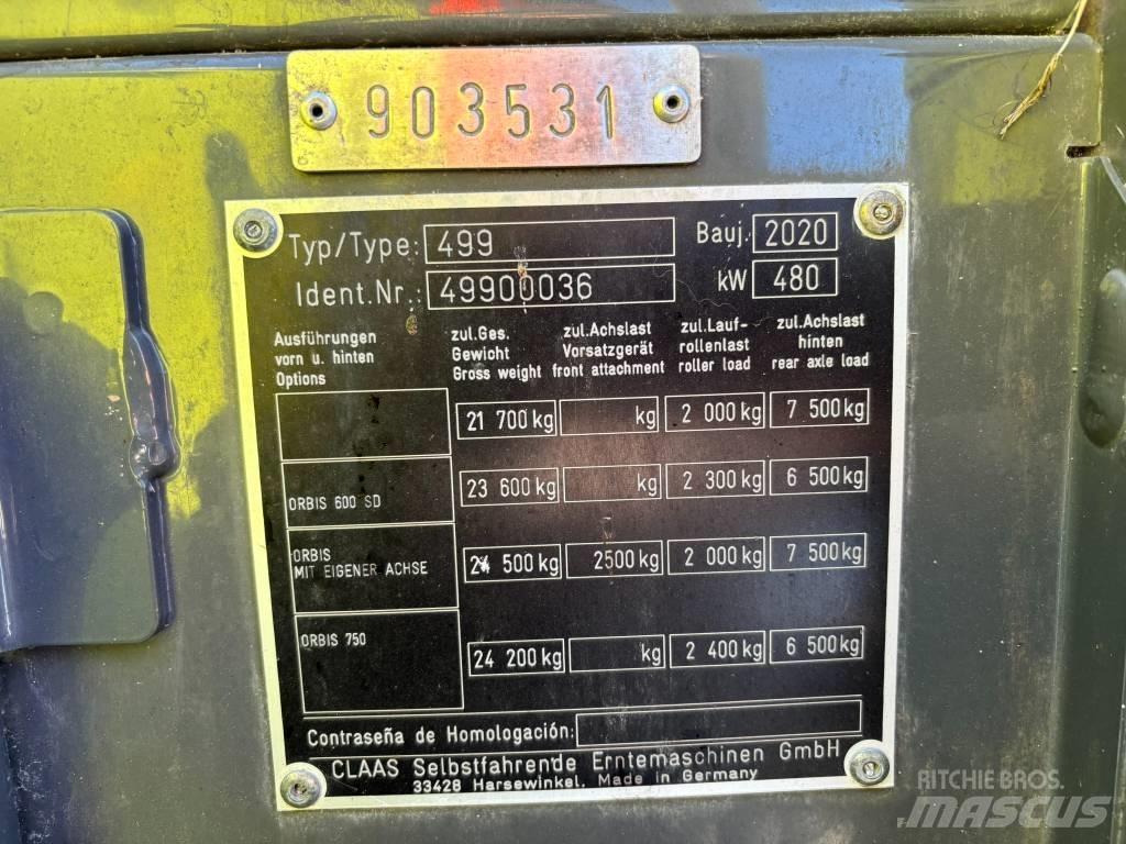 CLAAS Jaguar 960 4WD Кормозбиральні комбайни