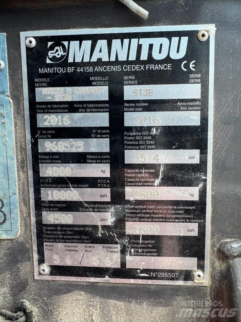 Manitou MT 625 H Телескопічні навантажувачі