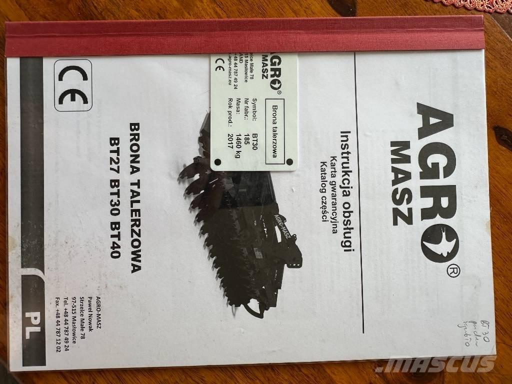 Agro-Masz BT30 Дискові борони