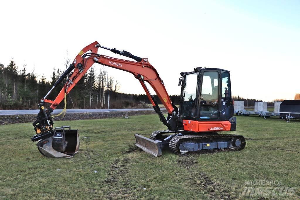 Kubota KX060-5 Міні-екскаватори < 7т
