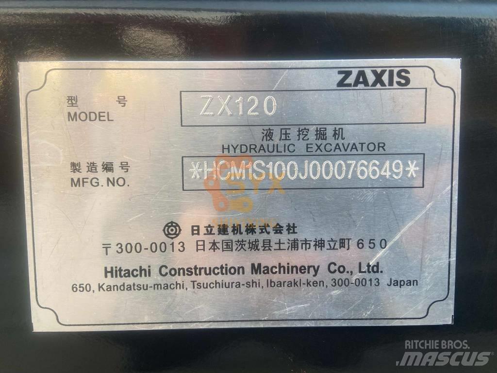 Hitachi ZX 120 Гусеничні екскаватори