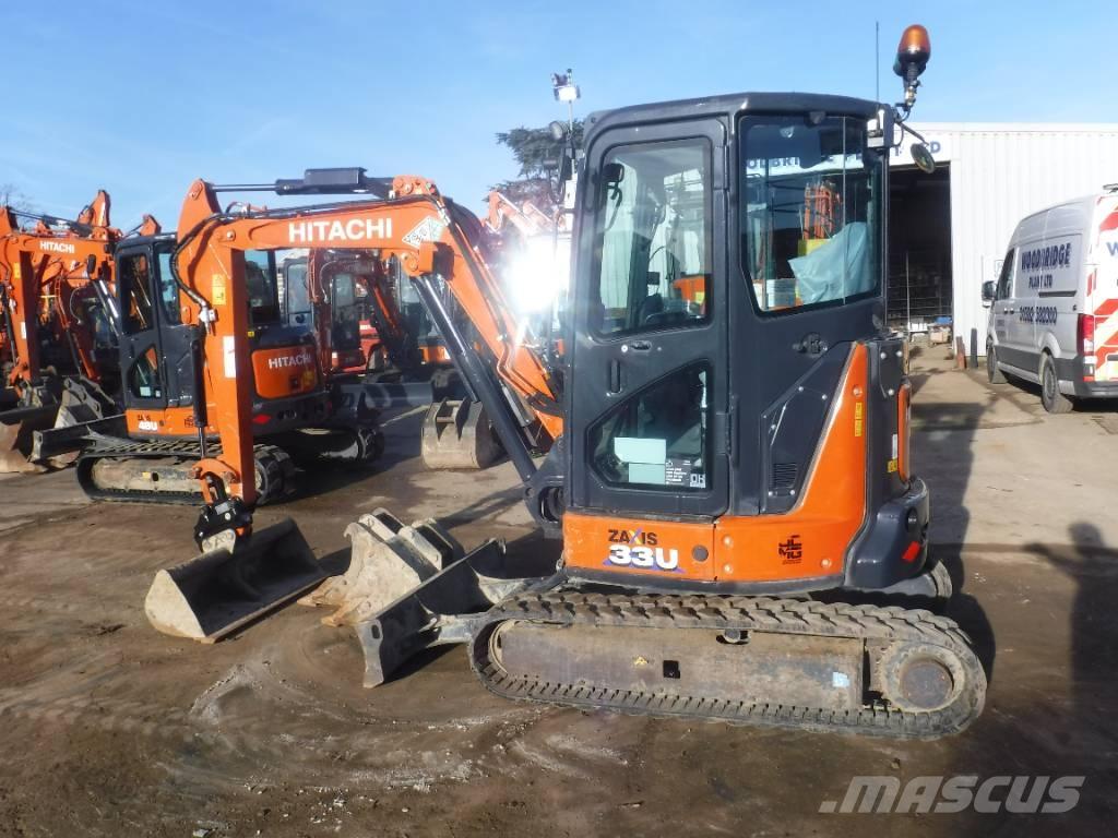 Hitachi ZX 33 U-6 Міні-екскаватори < 7т