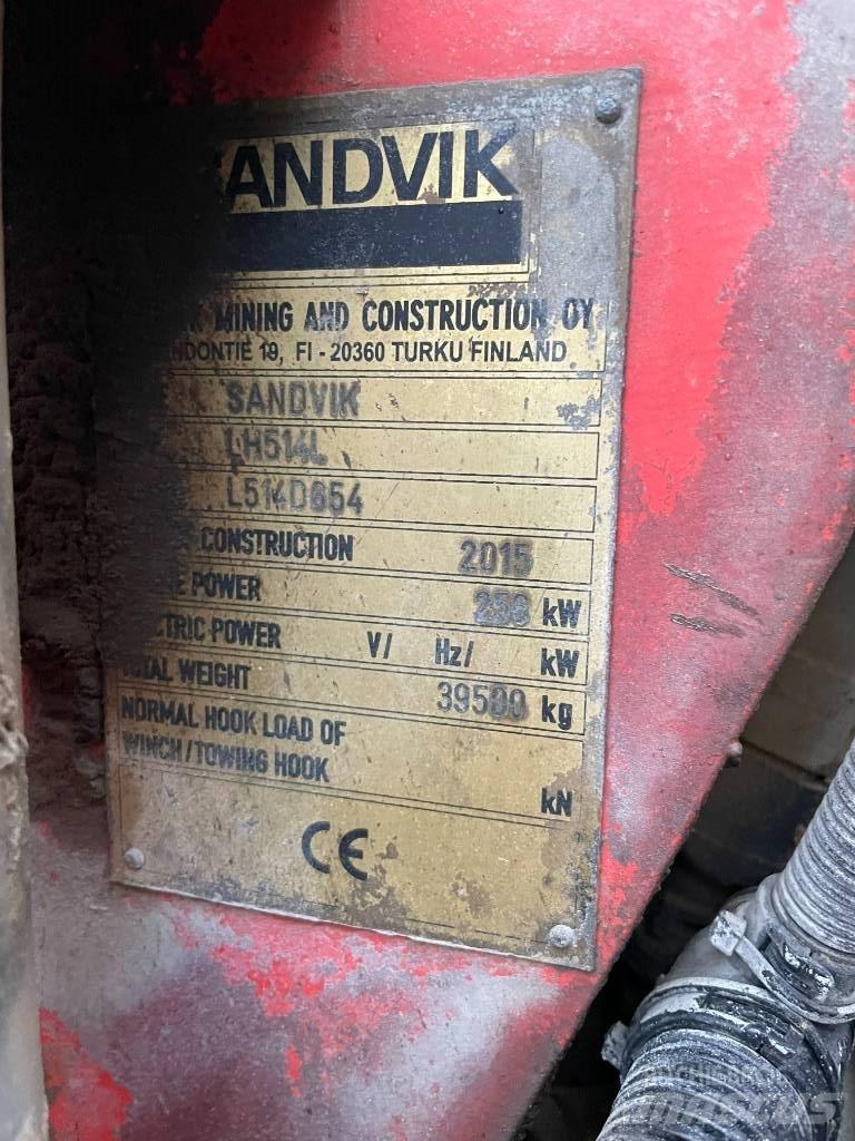Sandvik LH 514 Підземні навантажувачі