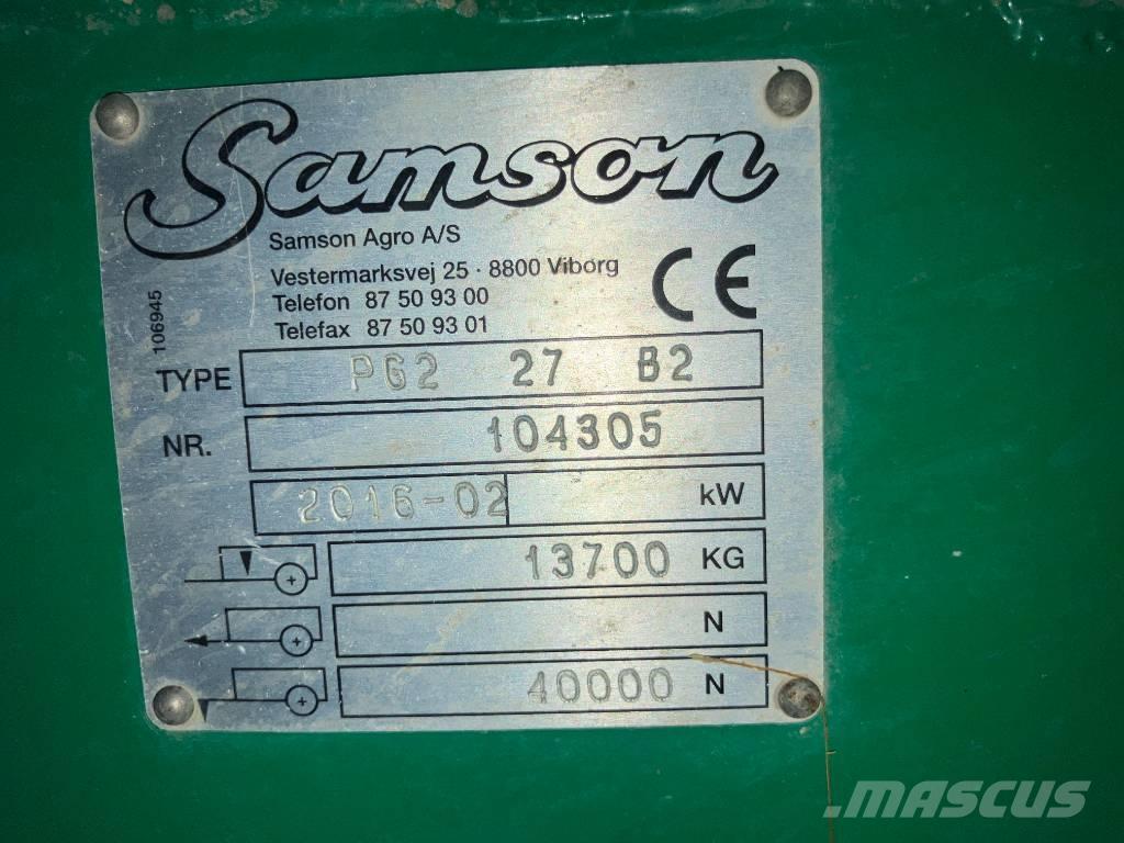 Samson PG2 27 Цистерни для перевезення суспензій