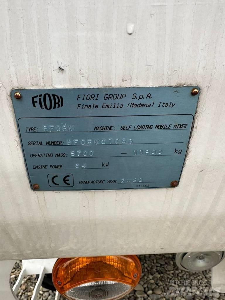 Fiori DB260 Бетономішалки (Автобетонозмішувачі)