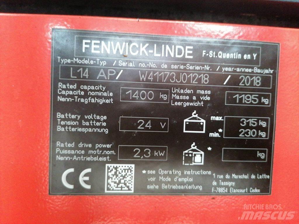 Linde L14 AP Ручний візок