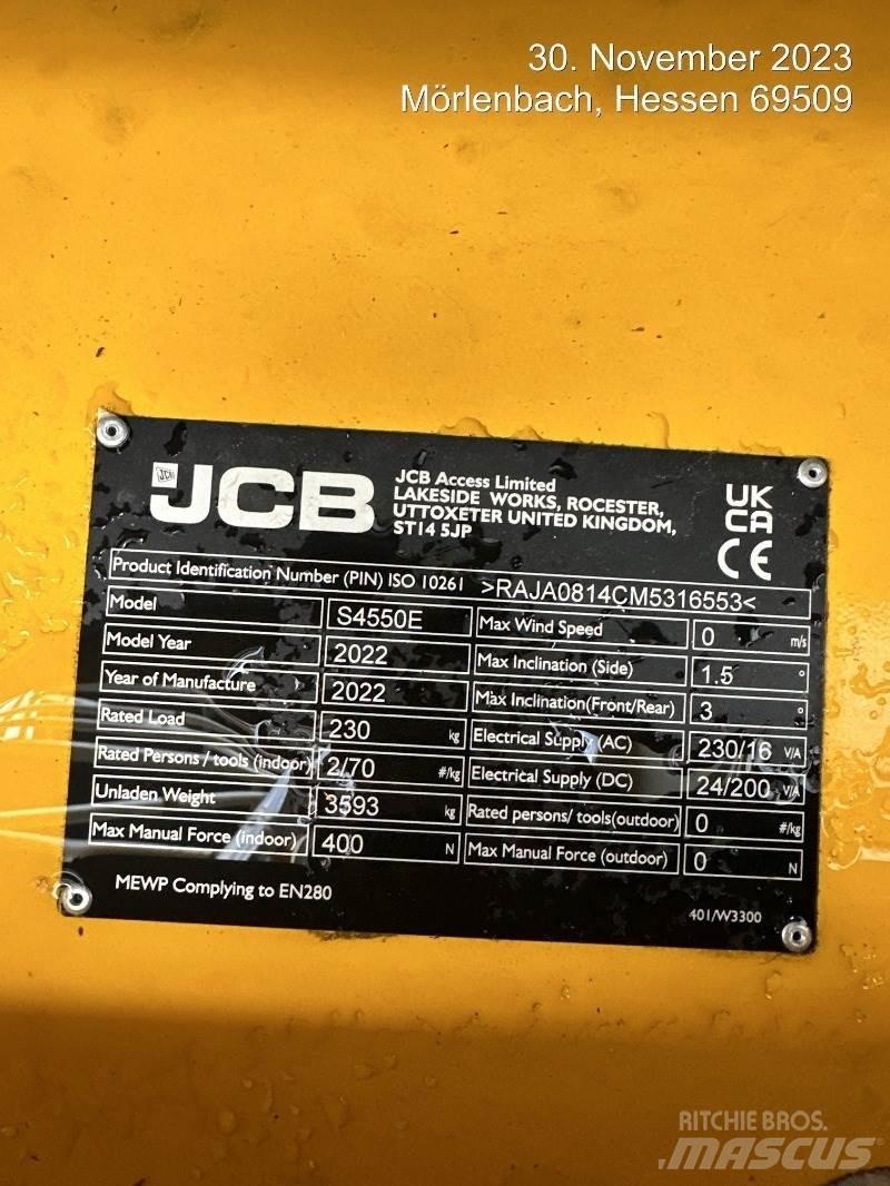 JCB S4550E Підйомники-ножиці