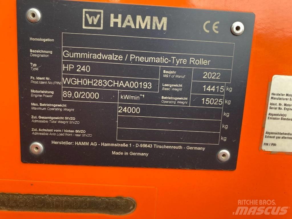 Hamm HP240 Котки тротуарні