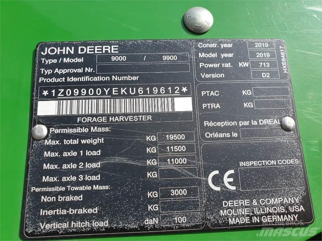 John Deere 9900 Фуражні комбайни