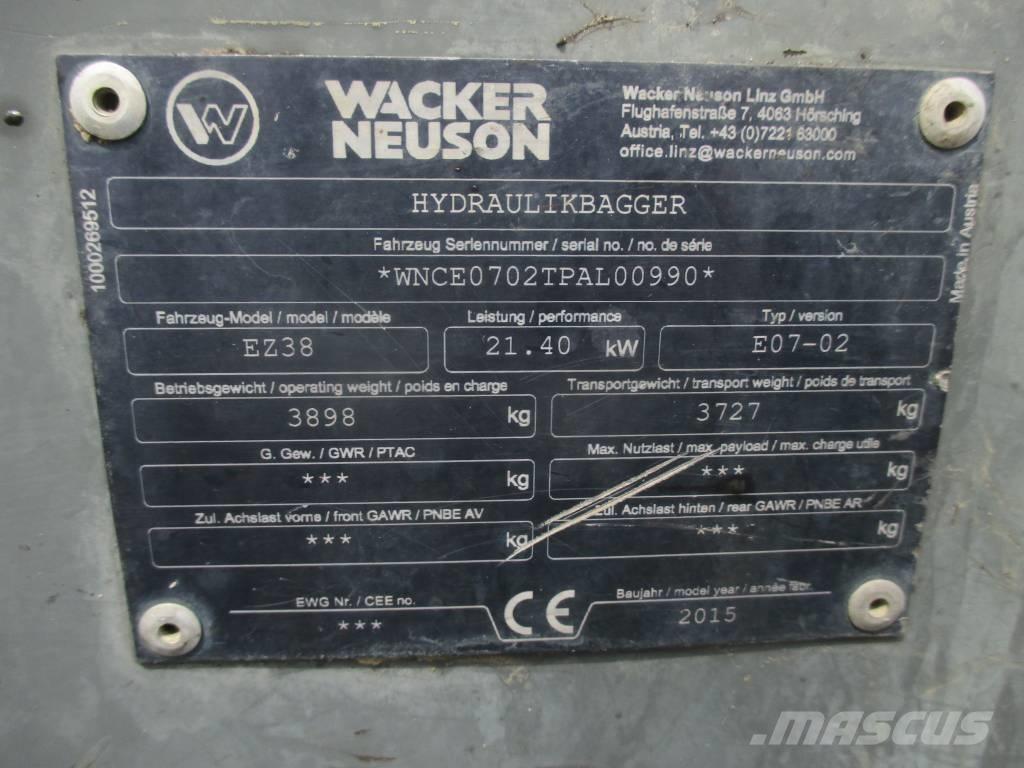 Wacker Neuson EZ 38 Гусеничні екскаватори