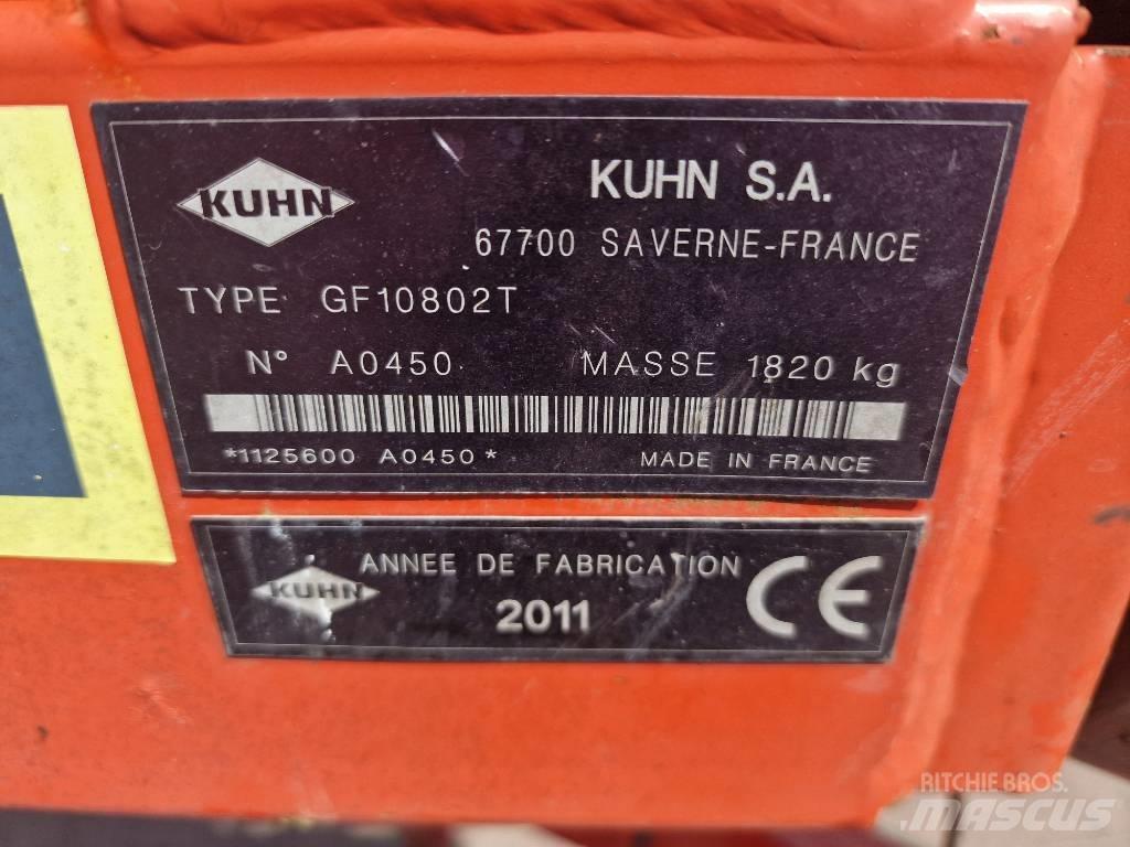 Kuhn GF 10802 T Граблі і сінозворушувачі