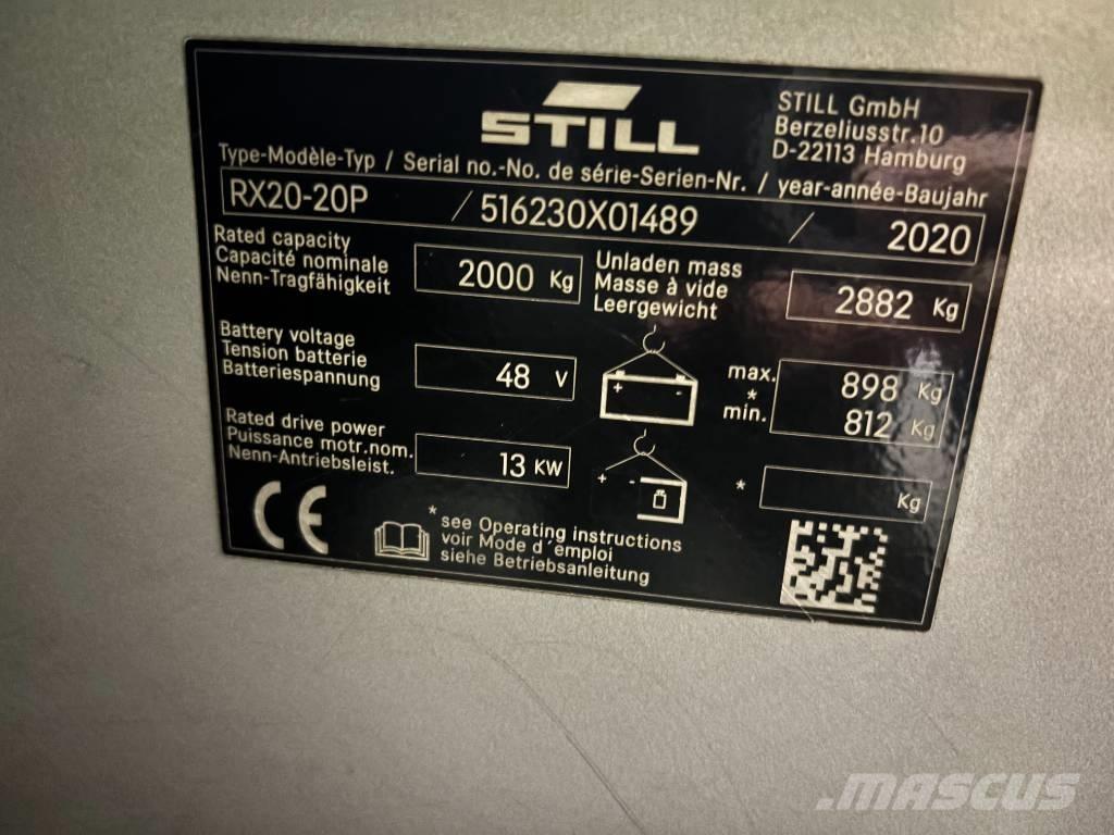 Still RX 20-20 P Електронавантажувачі