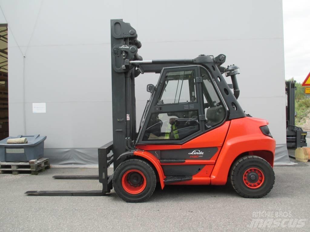 Linde H80D Дизельні навантажувачі