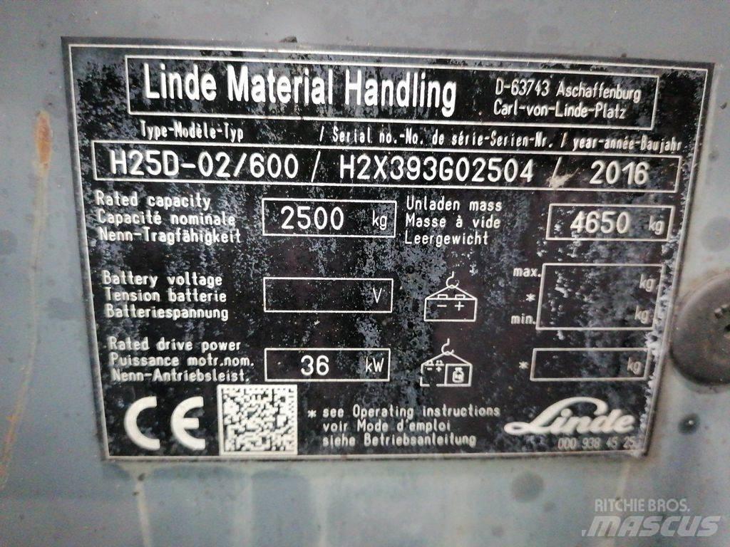 Linde H25D-02/600 Газові навантажувачі