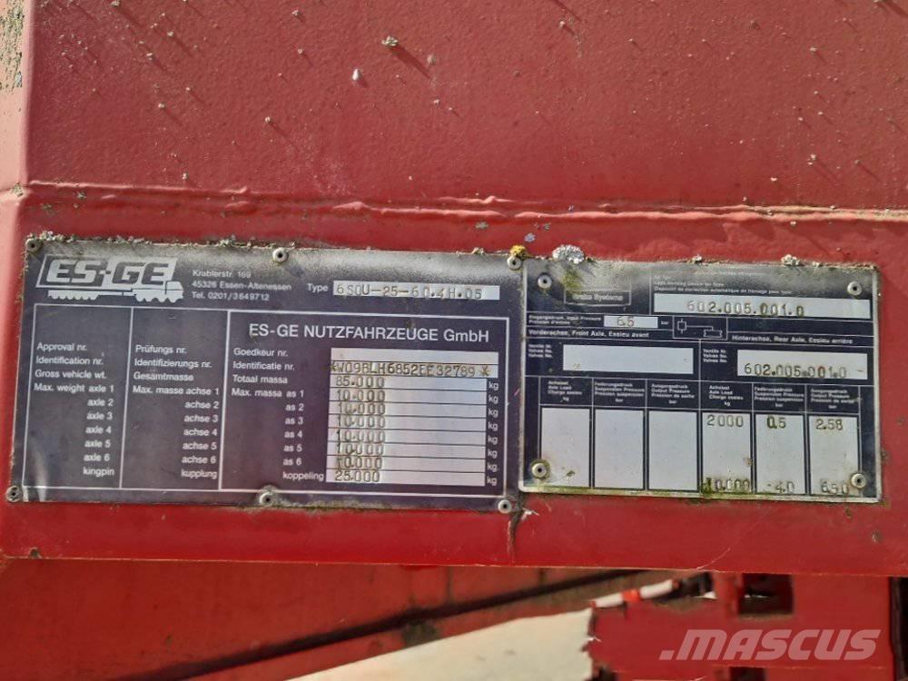 Es-ge 6S0U Низькорамні напівпричепи