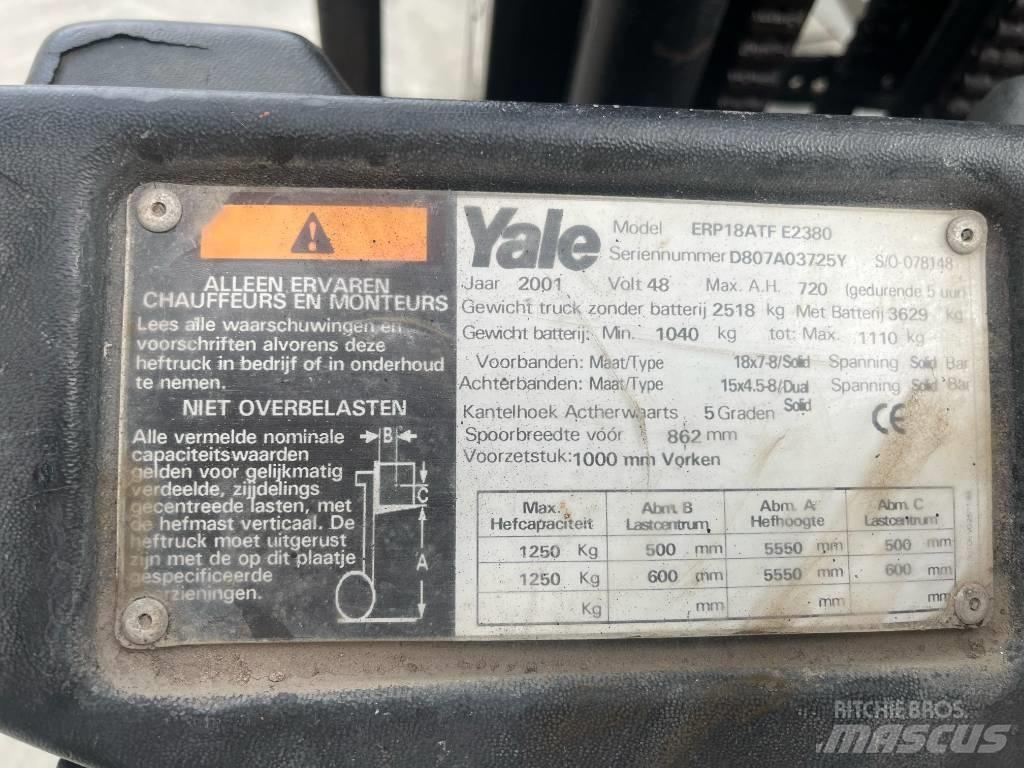 Yale ERP 18 ATF Електронавантажувачі