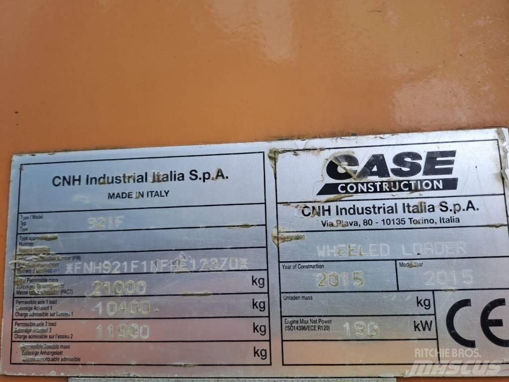 CASE 921 F Фронтальні навантажувачі