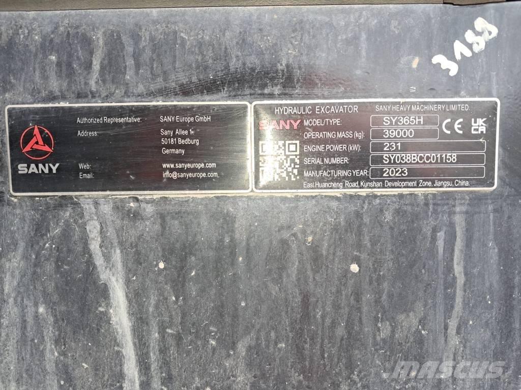 Sany SY 365 H Гусеничні екскаватори