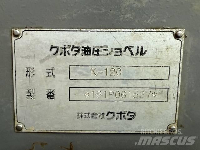 Kubota K-120 Гусеничні екскаватори